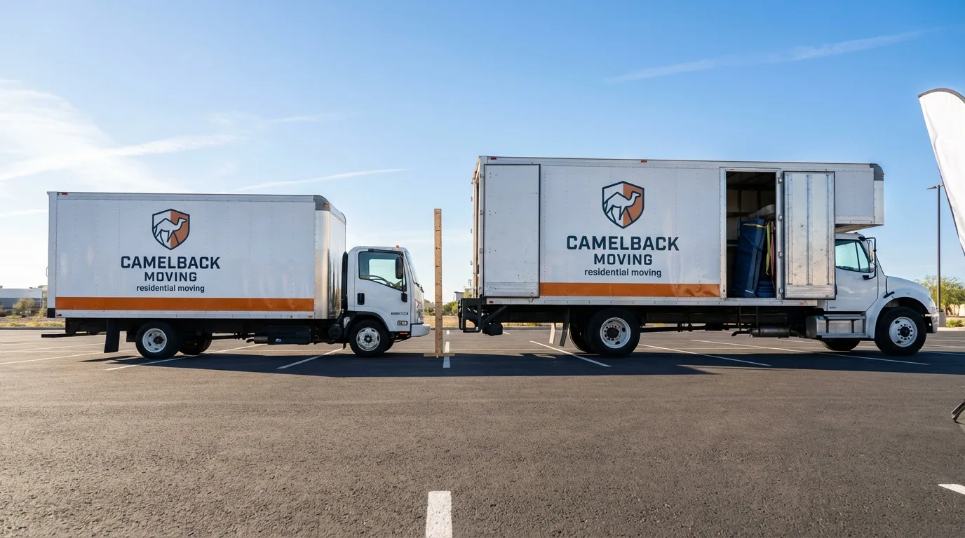 Moving truck size capacity guide in Coudersport